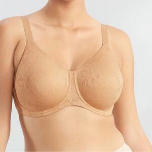 Wacoal underwire Lace Women's Bra in Tan size 36H NWOT